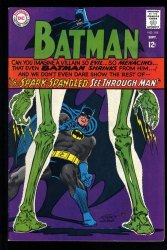 Cover Scan: Batman #195 VF- 7.5 1st Appearance of Bag O' Bones (Ned Creegan)! 1967! - Item ID #524150