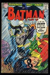 Cover Scan: Batman #180 FN- 5.5 1st Print Death Knocks Three Times! Kane/Anderson Cover! - Item ID #524155
