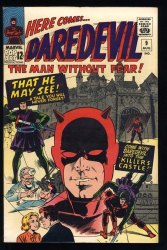 Cover Scan: Daredevil #9 VF+ 8.5 1st Print 1st Appearance Organizer! Stan Lee Wally Wood! - Item ID #524698