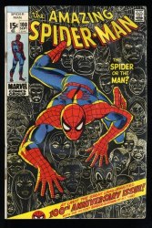 Cover Scan: Amazing Spider-Man #100 FN- 5.5 Anniversary Issue Romita Jr - Item ID #524710