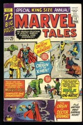 Cover Scan: Marvel Tales Annual #2 VF- 7.5 Origin Avengers! X-Men! Dr. Strange! Hulk! - Item ID #524727