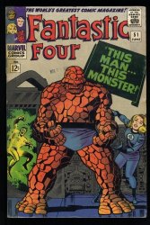 Cover Scan: Fantastic Four #51 VG- 3.5 1st Print 1st Appearance Negative Zone! Jack Kirby! - Item ID #524749