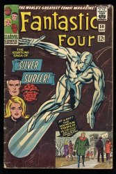 Cover Scan: Fantastic Four #50 VG- 3.5 3rd Appearance Silver Surfer! - Item ID #524750