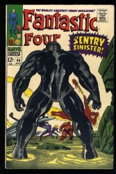 Cover Scan: Fantastic Four #64 VF- 7.5 1st App. Intergalactic Sentry! Kirby Art! - Item ID #524764