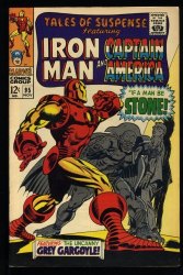 Cover Scan: Tales Of Suspense #95 VF+ 8.5 1st Print Captain America Iron Man Jack Kirby! - Item ID #524780