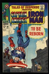 Cover Scan: Tales Of Suspense #96 NM- 9.2 1st Print Captain America Iron Man! - Item ID #524783