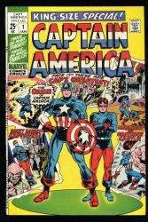 Cover Scan: Captain America Annual (1971) #1 VF/NM 9.0 Origin of Capt America! Kirby Art! - Item ID #524786