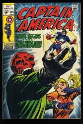 Cover Scan: Captain America #115 VF+ 8.5 Now Begins the Nightmare! Red Skull Cover! - Item ID #524789