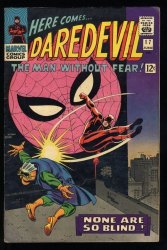 Cover Scan: Daredevil #17 FN/VF 7.0 Spider-Man Appearance John Romita Art! - Item ID #524805