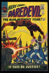 Cover Scan: Daredevil #14 VF- 7.5 Ka-Zar and Plunderer Appearance Romita Art! - Item ID #524809