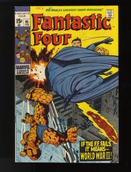 Cover Scan: Fantastic Four #95 NM 9.4 Medusa Appearance! - Item ID #524844