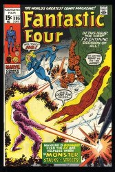 Cover Scan: Fantastic Four #105 NM- 9.2 Stan Lee! Romita art! Lockjaw app! - Item ID #524857