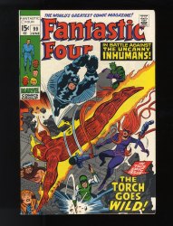 Cover Scan: Fantastic Four #99 VF/NM 9.0 Inhumans Appearance! - Item ID #524866