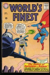 Cover Scan: World's Finest Comics #153 VF- 7.5 Batman Slaps Robin Meme! - Item ID #524997