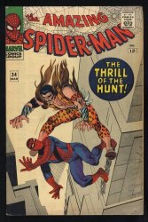 Cover Scan: Amazing Spider-Man #34 FN/VF 7.0 Kraven the Hunter Appearance! - Item ID #526808
