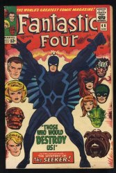Cover Scan: Fantastic Four #46 FN- 5.5 1st Black Bolt 2nd Inhumans! Jack Kirby! - Item ID #526809