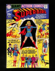 Cover Scan: Action Comics #373 VF+ 8.5 Supergirl! DC Giant G-57! - Item ID #526903