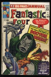 Cover Scan: Fantastic Four Annual #2 VG/FN 5.0 Origin of Doctor Doom! Kirby/Stone Cover! - Item ID #527210