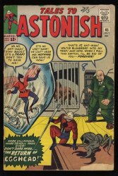 Cover Scan: Tales To Astonish #45 GD/VG 3.0 2nd Appearance Wasp! Egg Head Appearance! - Item ID #527254
