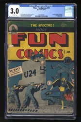 Cover Scan: More Fun Comics #72 CGC GD/VG 3.0 Doctor Fate World War II Cover! - Item ID #527266