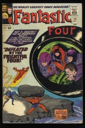 Cover Scan: Fantastic Four #38 FN+ 6.5 Sandman! Medusa!  Jack Kirby! - Item ID #527988