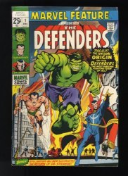 Cover Scan: Marvel Feature (1971) #1 FN+ 6.5 1st Appearance and Origin Defenders! - Item ID #528938