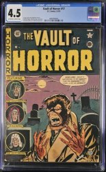 Cover Scan: Vault of Horror #17 CGC VG+ 4.5 Johnny Craig Cover! Pre-Code Horror! - Item ID #530261