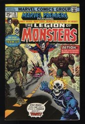 Cover Scan: Marvel Premiere #28 VF- 7.5 1st Legion of Monsters Ghost Rider Morbius! - Item ID #530263