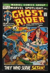 Cover Scan: Marvel Spotlight #7 VF- 7.5 3rd Appearance Ghost Rider!  Mike Ploog Art! - Item ID #530278