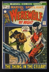 Cover Scan: Marvel Spotlight #3 VF- 7.5 2nd Appearance Werewolf by Night Mike Ploog! - Item ID #530282