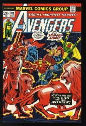 Cover Scan: Avengers #112 VF+ 8.5 1st Appearance Mantis! Black Widow! Heck Cover! - Item ID #530382