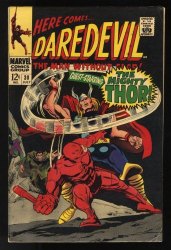 Cover Scan: Daredevil #30 FN+ 6.5 Written by Stan Lee! Thor! Cobra! Hyde! - Item ID #531858