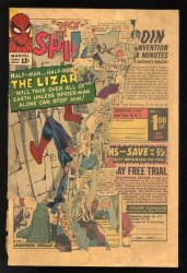 Cover Scan: Amazing Spider-Man #6 P 0.5 Incomplete 1st Full Appearance of Lizard! - Item ID #532027