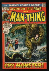 Cover Scan: Fear #10 FN 6.0 1st Appearance Man-Thing in Title and Origin Retold! - Item ID #532621