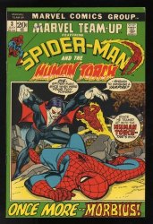 Cover Scan: Marvel Team-Up #3 VF- 7.5 Morbius! Human Torch! Spider-Man! - Item ID #533117