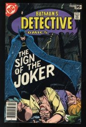Cover Scan: Detective Comics #476 VF+ 8.5 The Sign of the Joker! - Item ID #533307