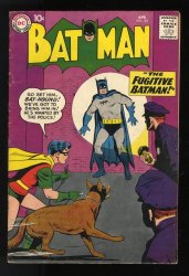 Cover Scan: Batman #123 FN- 5.5 Bat-Hound! Ad for Brave and the Bold #23! - Item ID #533596