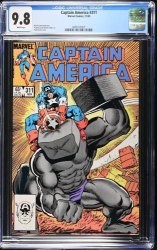 Cover Scan: Captain America #311 CGC NM/M 9.8 White Pages - Item ID #537636