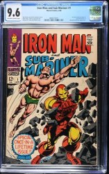 Cover Scan: Iron Man and Sub-Mariner #1 CGC NM+ 9.6 Off White to White Predates 1st Issues! - Item ID #538117