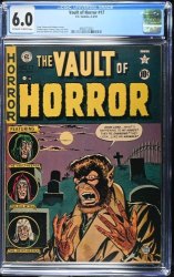 Cover Scan: Vault of Horror #17 CGC FN 6.0 Johnny Craig Cover! Pre-Code Horror! - Item ID #538127
