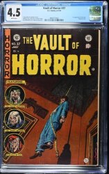 Cover Scan: Vault of Horror #37 CGC VG+ 4.5 White Pages - Item ID #538128