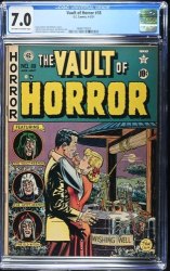 Cover Scan: Vault of Horror #18 CGC FN/VF 7.0 Off White to White - Item ID #538130