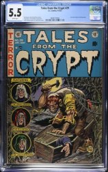 Cover Scan: Tales From The Crypt #29 CGC FN- 5.5 White Pages - Item ID #538867
