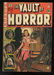 Cover Scan: Vault of Horror #23 GD/VG 3.0 A Stitch in Time! Johnny Craig Cover Art! - Item ID #539473