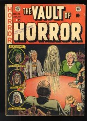 Cover Scan: Vault of Horror #25 FN- 5.5 Seance! Johnny Craig Cover Art! Horror! - Item ID #539475