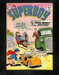 Cover Scan: Superboy #76 FN 6.0 1st appearance of Beppo the Super-Monkey! - Item ID #539729