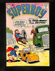 Cover Scan: Superboy #76 VG/FN 5.0 1st appearance of Beppo the Super-Monkey! - Item ID #539730