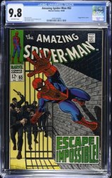 Cover Scan: Amazing Spider-Man #65 CGC NM/M 9.8 Off White - Item ID #541591