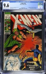Cover Scan: X-Men #54 CGC NM+ 9.6 Off White to White - Item ID #541601
