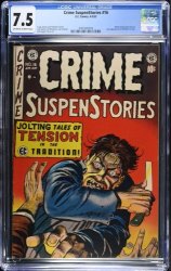 Cover Scan: Crime Suspenstories #16 CGC VF- 7.5 Off White to White Last Old Witch in Title! - Item ID #541606